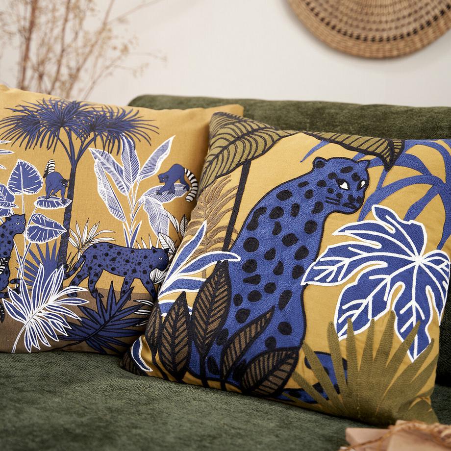 La Redoute Intérieurs Housse de coussin brodée Malacca  