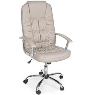 mutoni Fauteuil de bureau Dehli gris tourterelle  