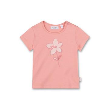 Baby Mädchen T-Shirt Blume rosa