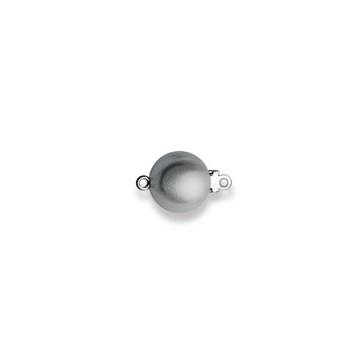 Loquet en or blanc 750, 12x18mm