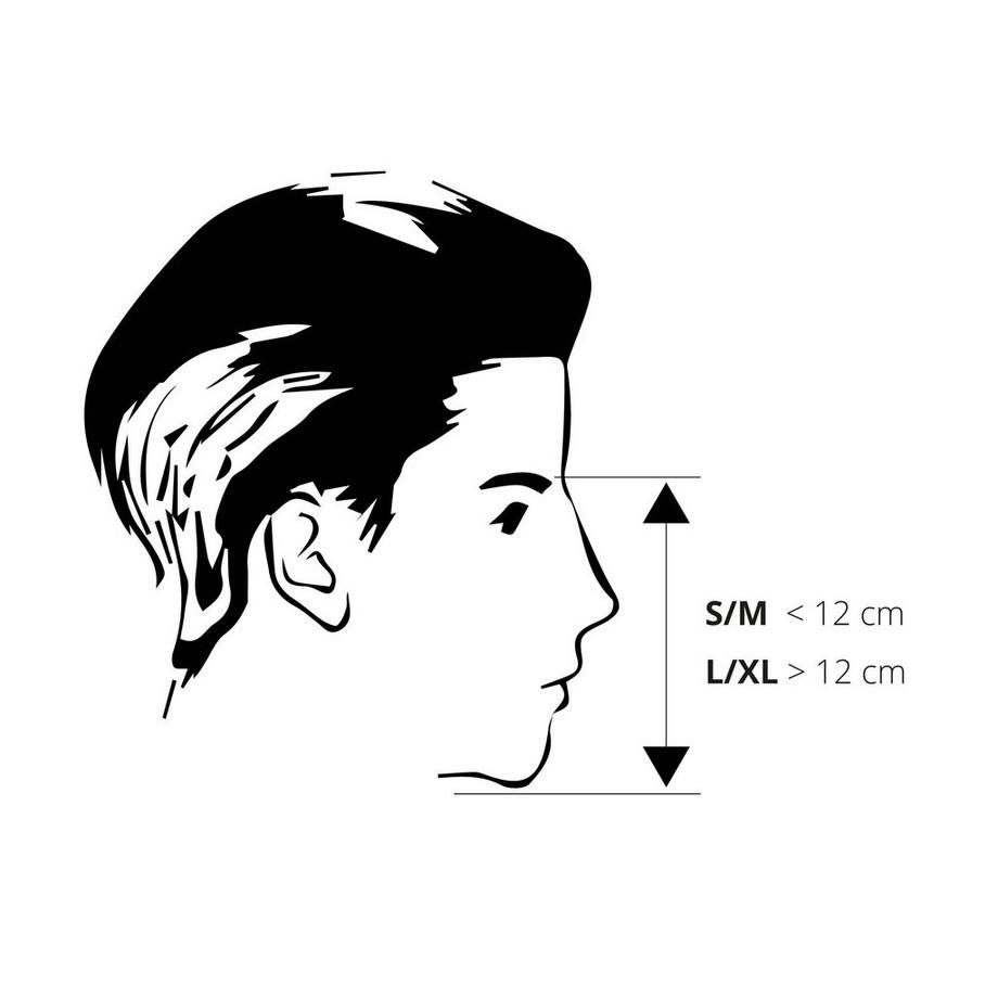 YEAZ  OCEAN VIEW Schnorchelmaske Gr. L-XL 