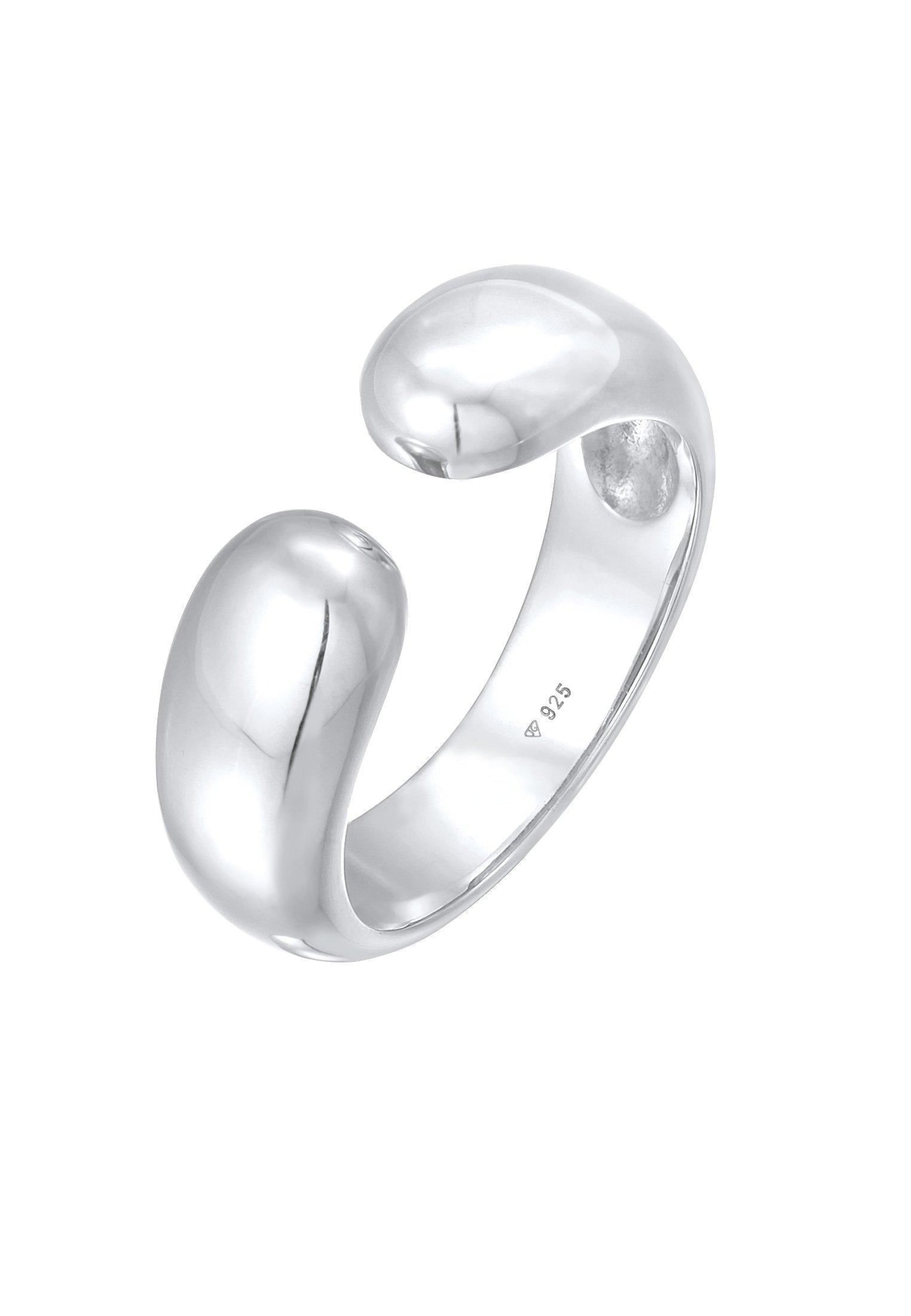 Image of Ring Bandring Urban Style 925 Silber Damen Silber 58mm