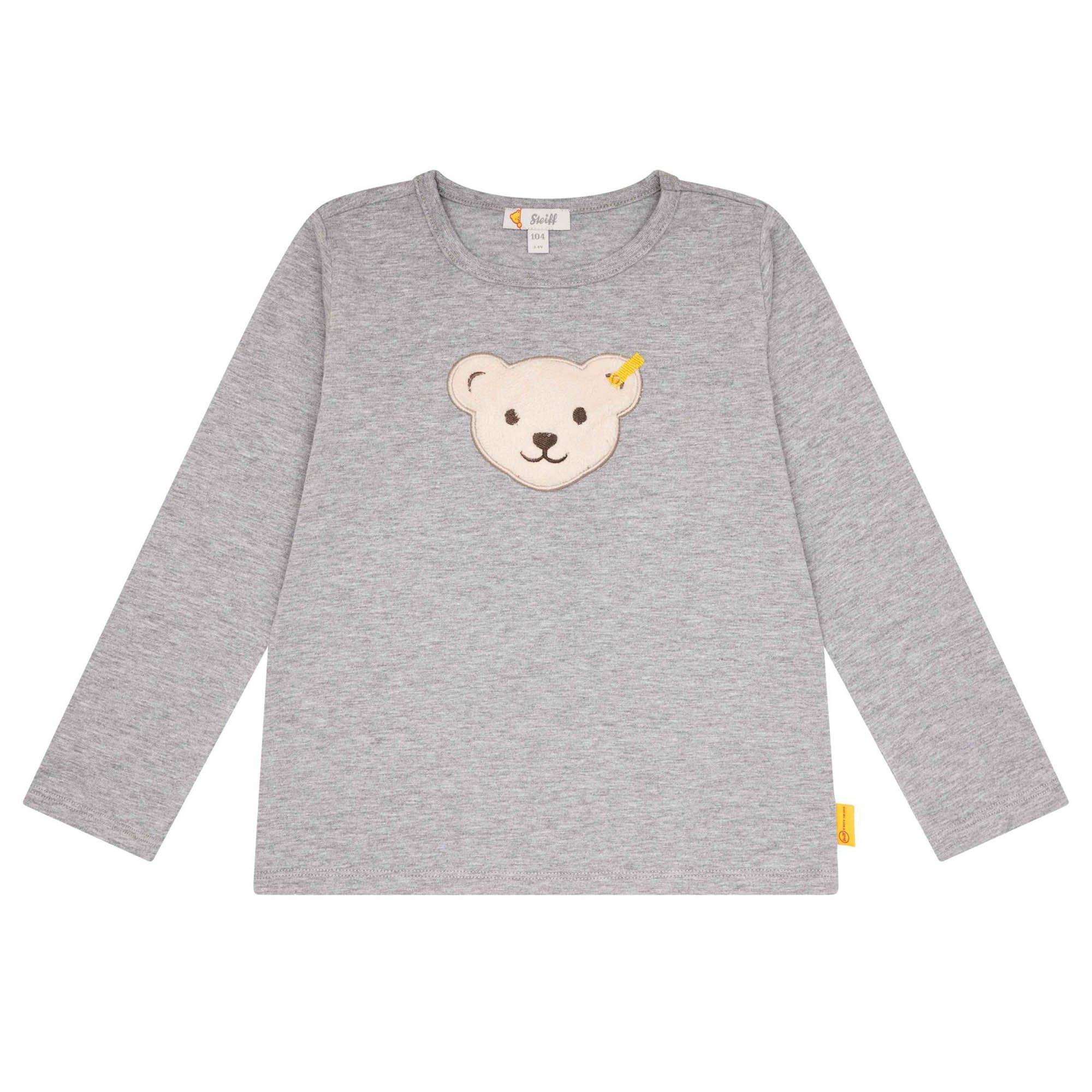 Image of Longsleeve Bequem Sitzend Mädchen Taubengrau 92