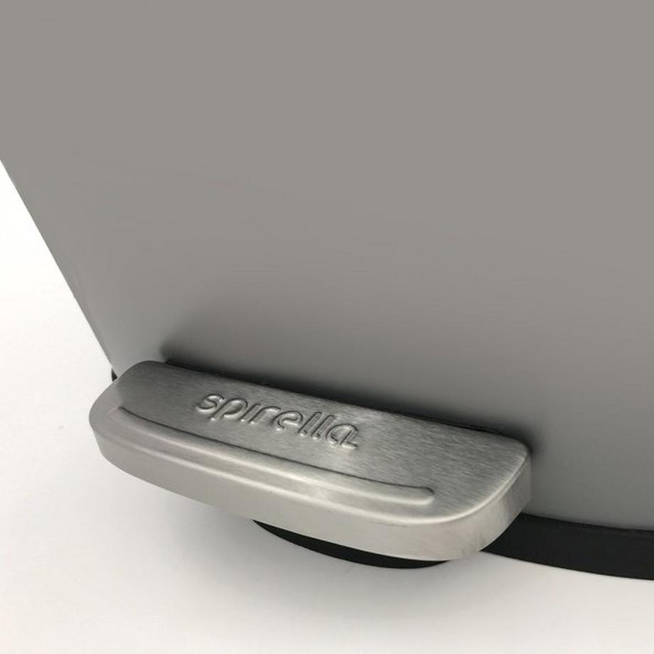 spirella Pattumiera da bagno a pedale Acciaio AKIRA 5L Taupe Matt  