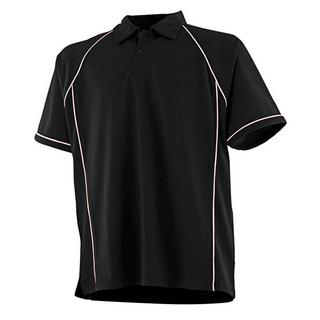 Finden & Hales Poloshirt Kontrast Paspelierung  