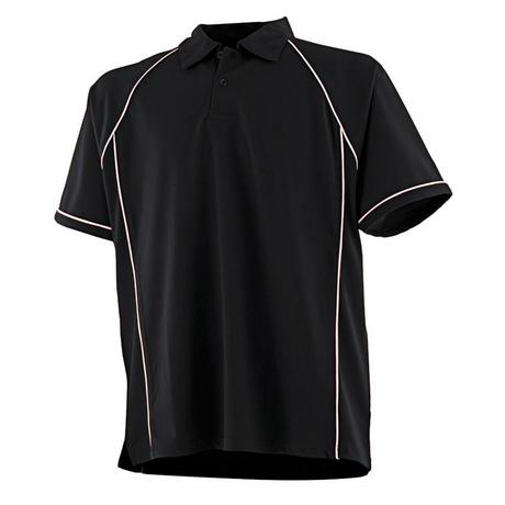 Finden & Hales Poloshirt Kontrast Paspelierung  