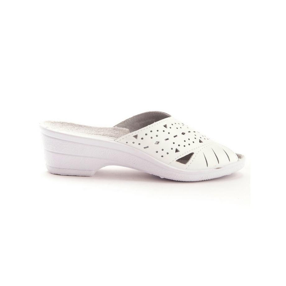 Ciabatte da donna in pelle