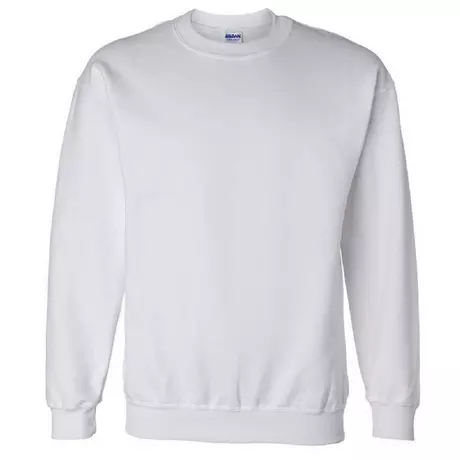 Gildan  Sweatshirt à col ras du cou DryBlend Blanc