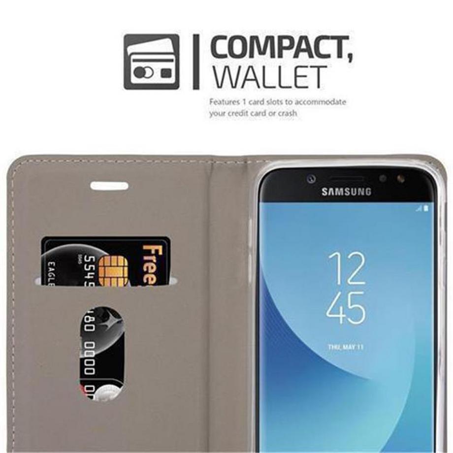 Cadorabo  Housse compatible avec Samsung Galaxy J5 2017 - Coque de protection avec fermeture magnétique, fonction de support et compartiment pour carte 