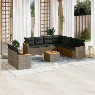 VidaXL Garten sofagarnitur poly-rattan  