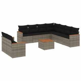 VidaXL Garten sofagarnitur poly-rattan  