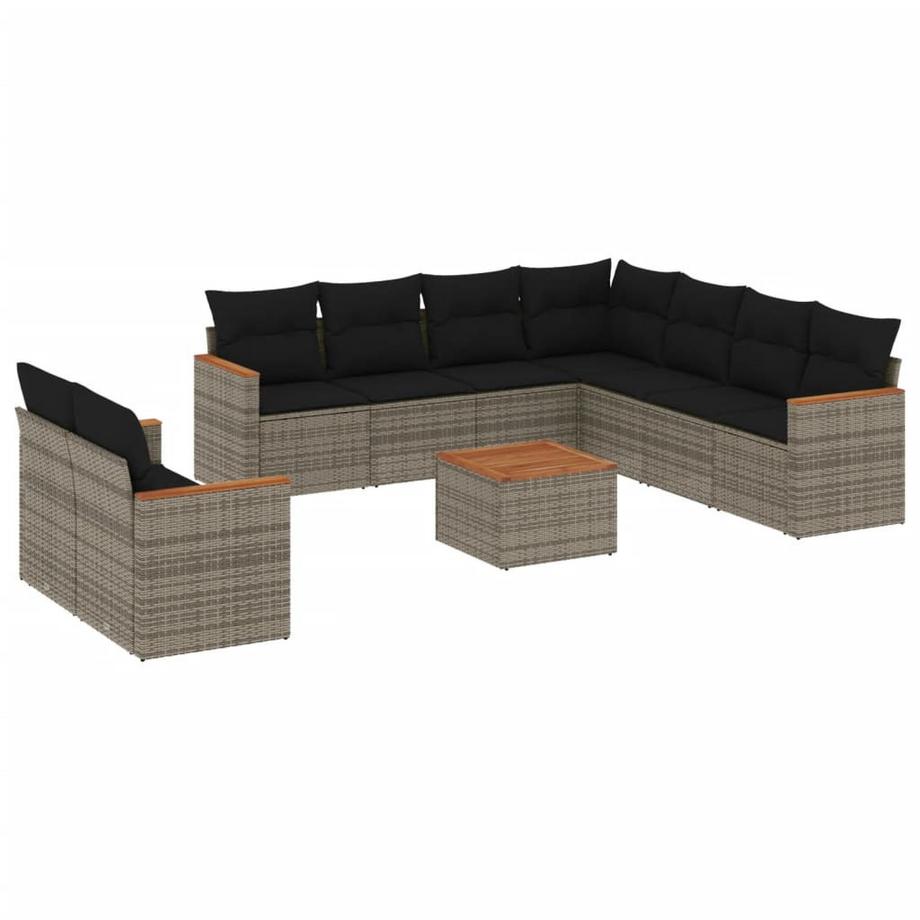 set divano da giardino Polirattan
