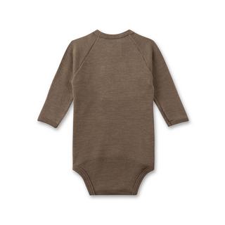 Sanetta  Merino/Seide Wickelbody uni beige 