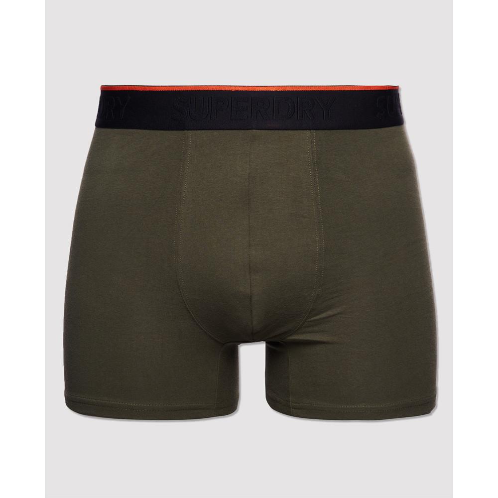 Superdry  klaiche boxerhort au bio-baumwolle uperdry (x2) 