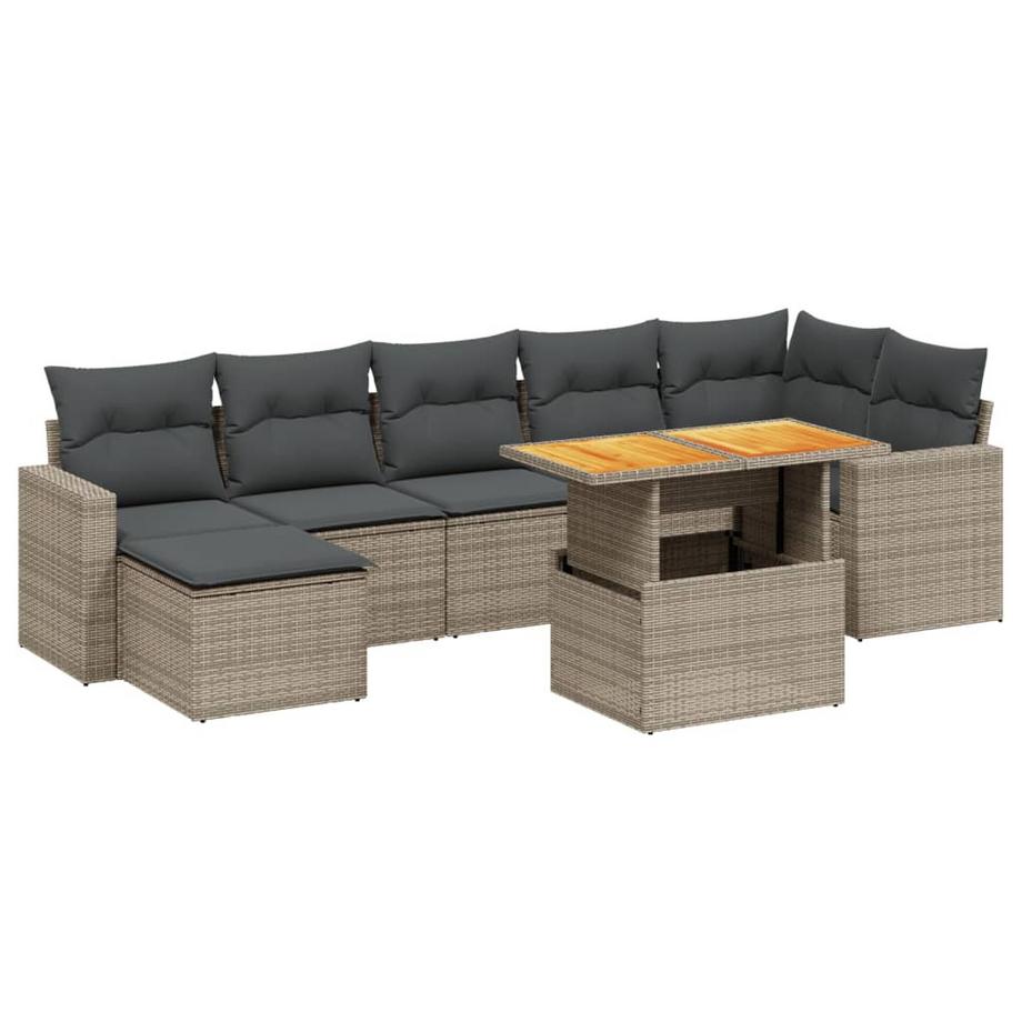 Garten sofagarnitur poly-rattan