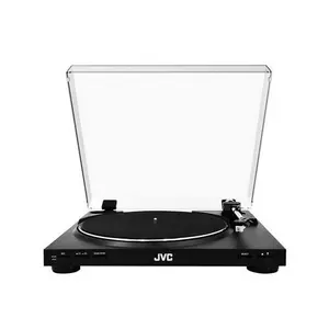 JVC AL-F50B Schwarzer Plattenspieler