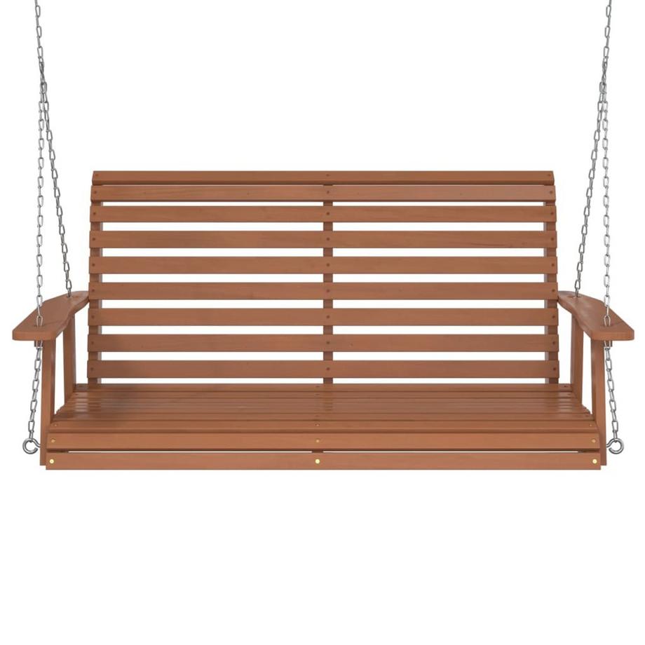 VidaXL Banc de balançoire de jardin bois  
