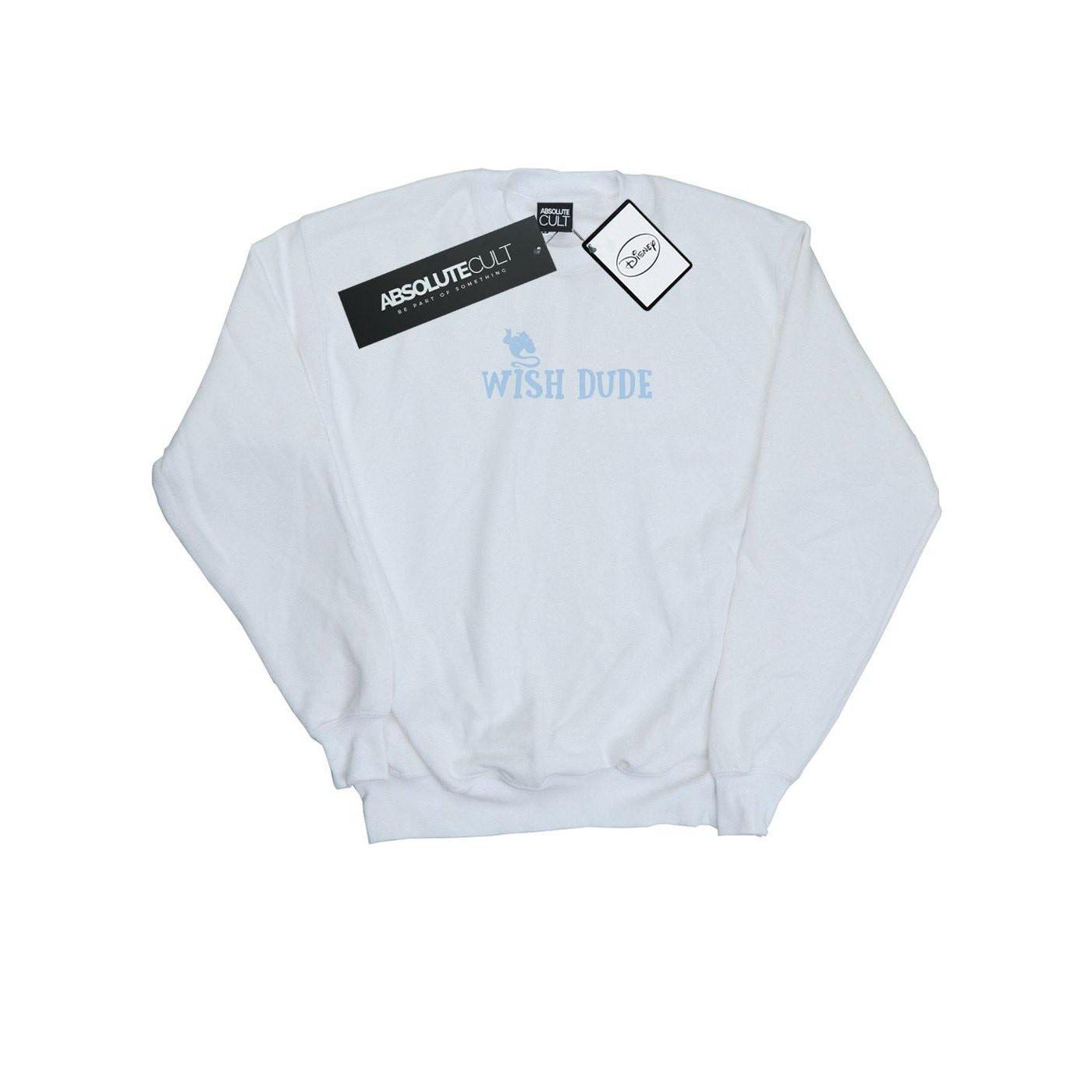 Image of Aladdin Wish Dude Sweatshirt Unisex Weiss 140/146