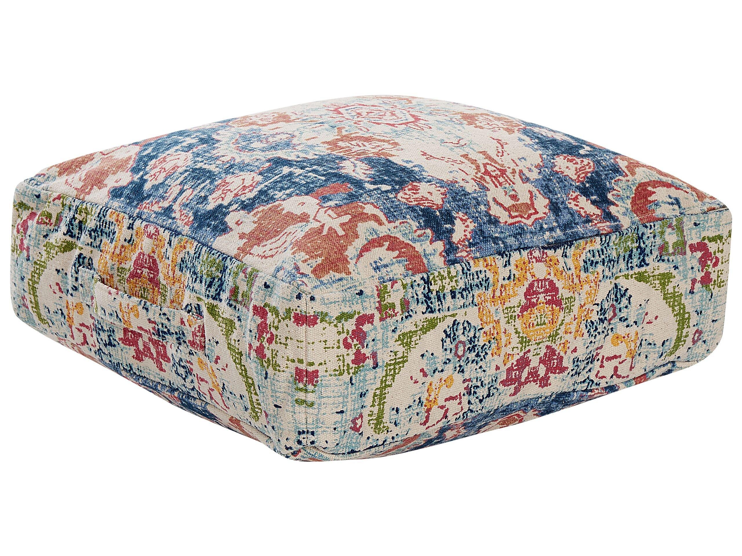 Beliani Pouf en Cotone Boho OUED  