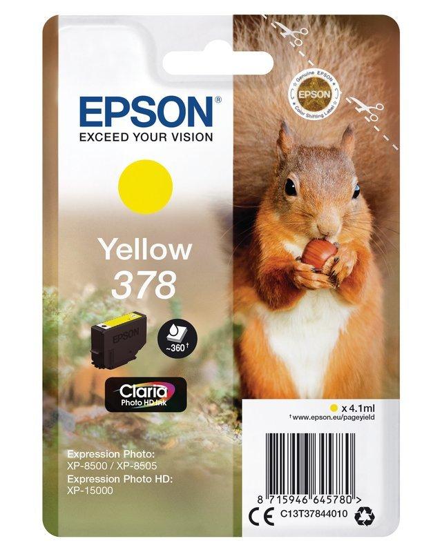 EPSON  EPSON Tintenpatrone 378 yellow T378440 XP-8500/8505/15000 360 Seiten 