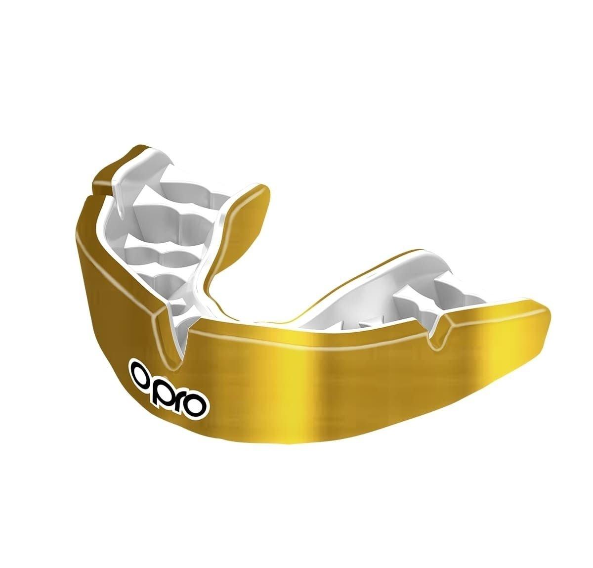 Image of Opro Instant Custom Jr Single Colour - Gold/white Unisex Gelbgold ONE SIZE