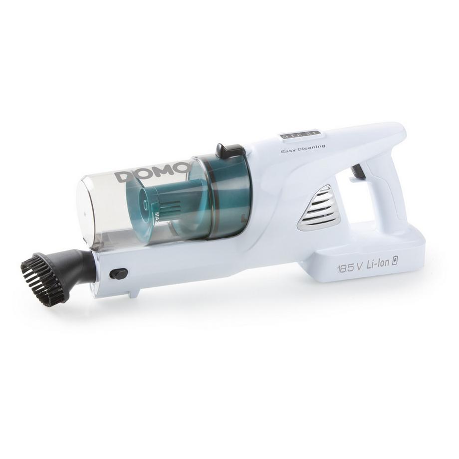 DOMO Stielstaubsauger DO233SV 18.5 V, cordless, weiss, 0.6l  