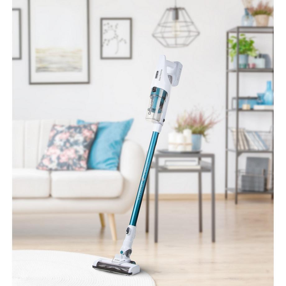 DOMO Stielstaubsauger DO233SV 18.5 V, cordless, weiss, 0.6l  