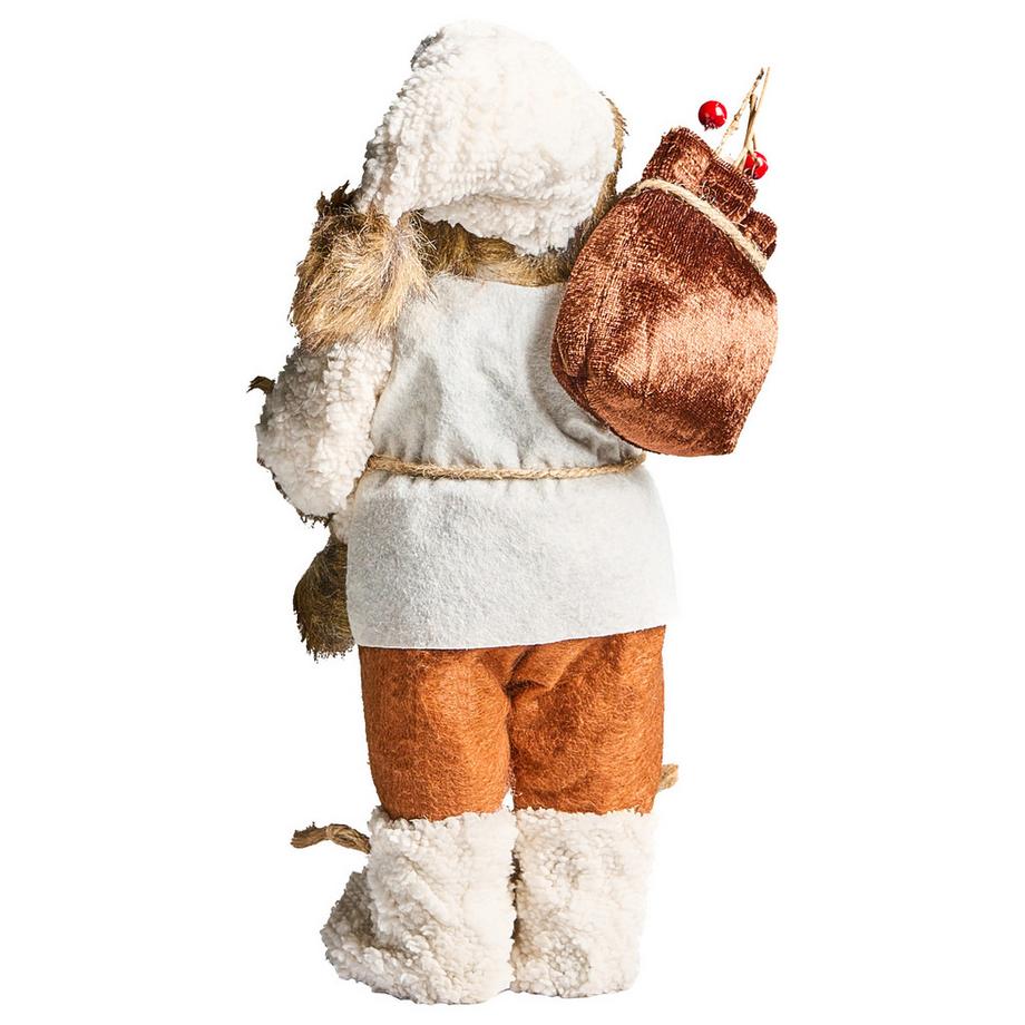 Beliani Weihnachtsdekoration aus Stoff  SVARTEVATNET  