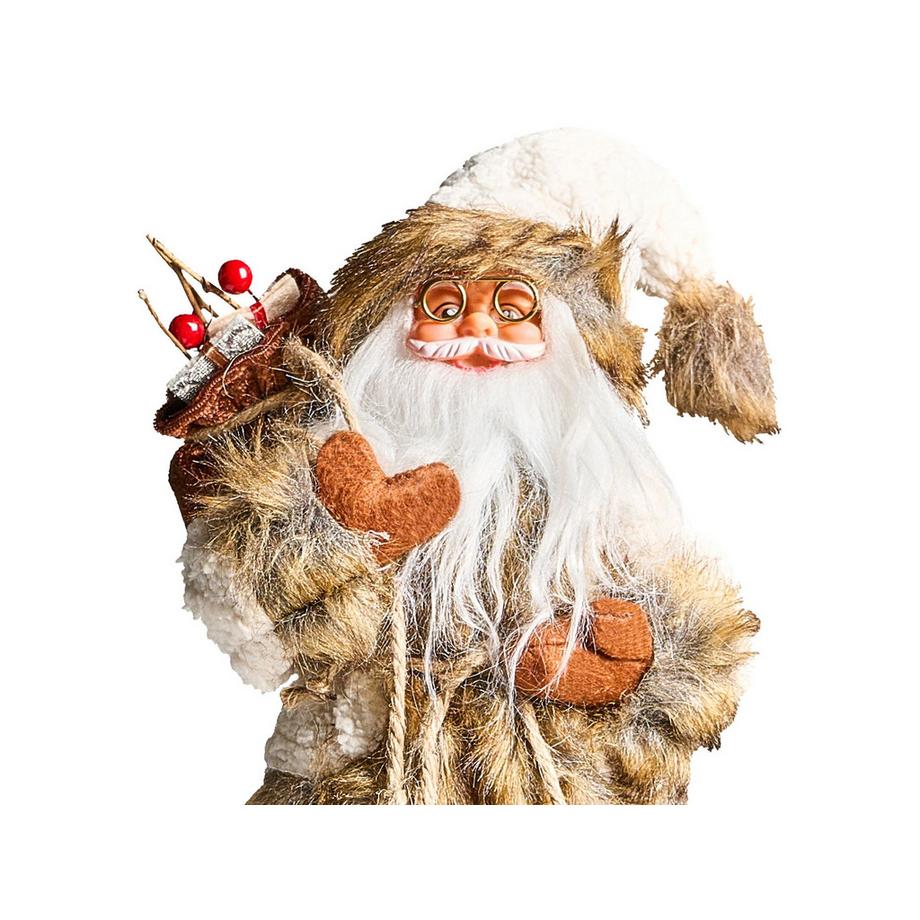 Beliani Weihnachtsdekoration aus Stoff  SVARTEVATNET  