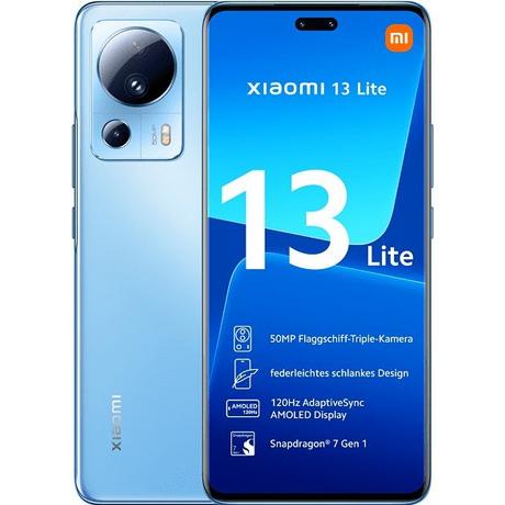 XIAOMI  13 Lite Dual SIM (8/128GB, blau) 