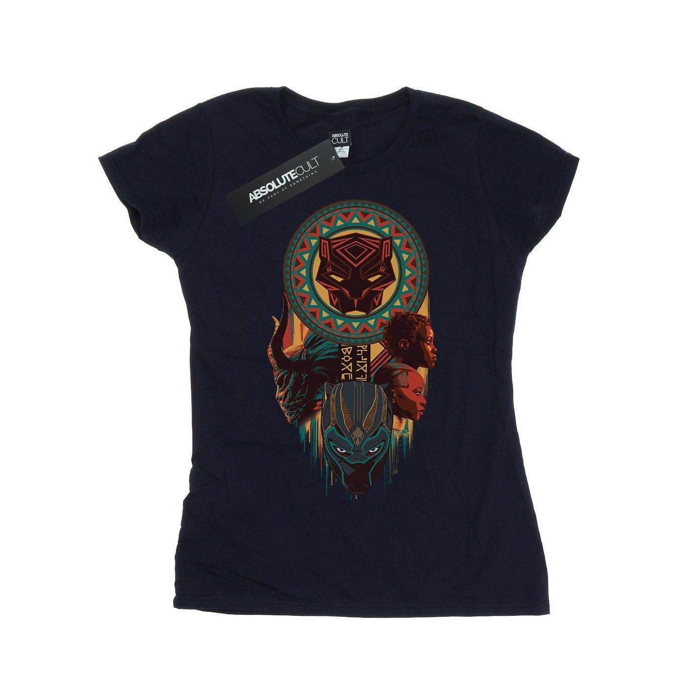 Image of Black Panther Totem Tshirt Damen Marine XXL