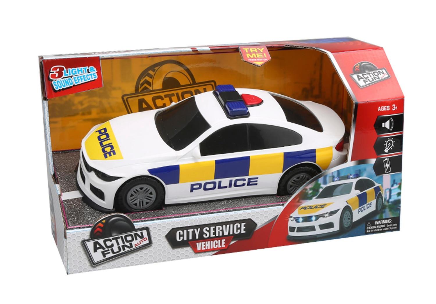 B2X  Action Fun Voiture de police à friction 