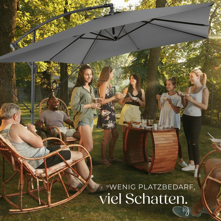 Tectake Ombrellone  Apollon  250 x 250 cm  