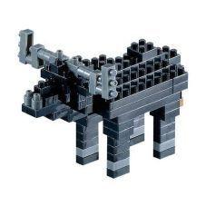 Image of Unsere Tier-Bausäzte aus BRIXIES-Steinen werden euch begeistern. Erkunde mit unserem Bausatz "Elefant" deren Lieblingsplätze in Afrika. Deiner Fanatsie sind keine Grenzen gesetzt. Grau