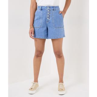 Joe Browns Denim-Shorts aufgesetzte Taschen  