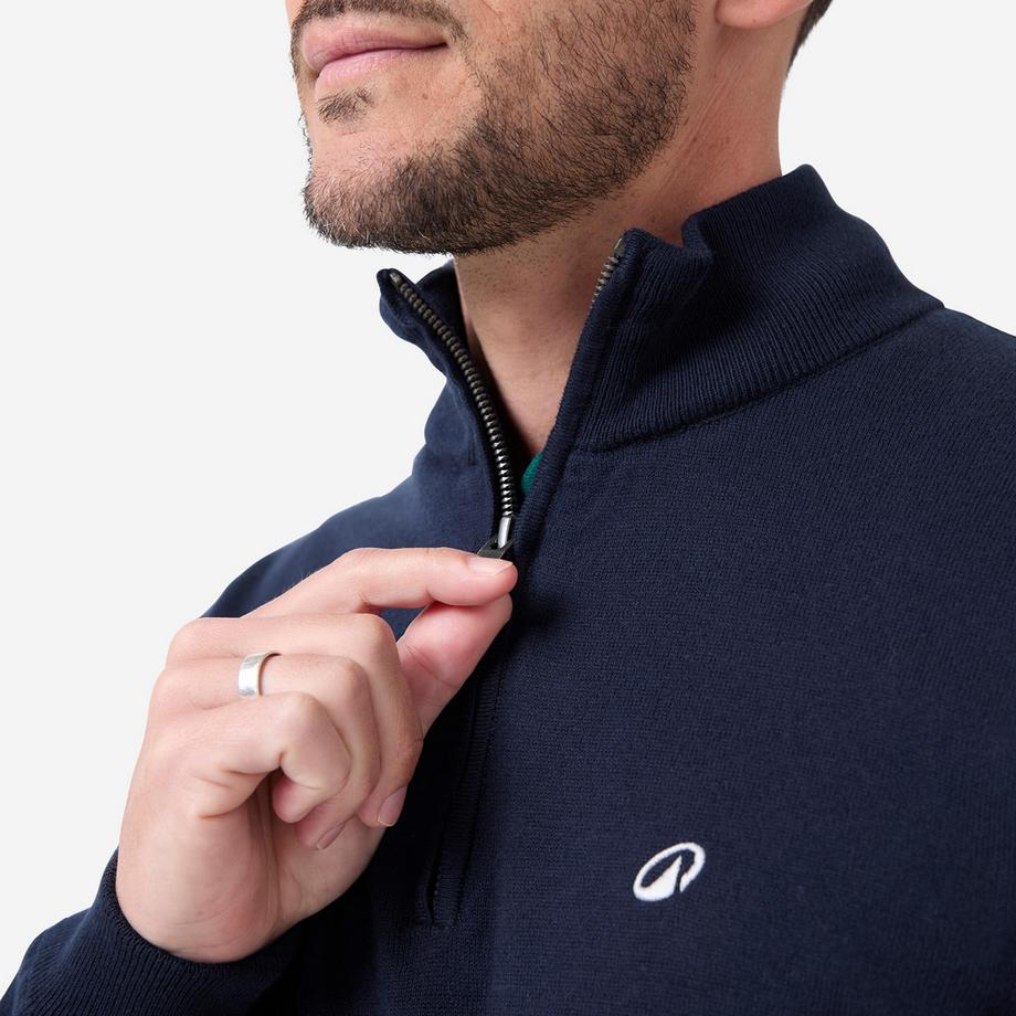 INESIS Pull Golf Col Montant Coupe-Vent Coton  