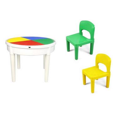 Kinderspieltisch mit 2 Stühlen