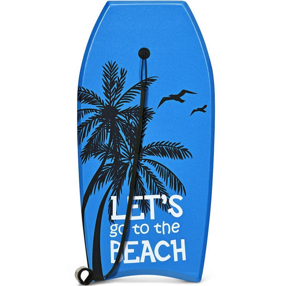 B2X  Bodyboard leichtgewichtig Schwimmbrett für den Strand für Kinder & Erwachsene 106cm Blau 