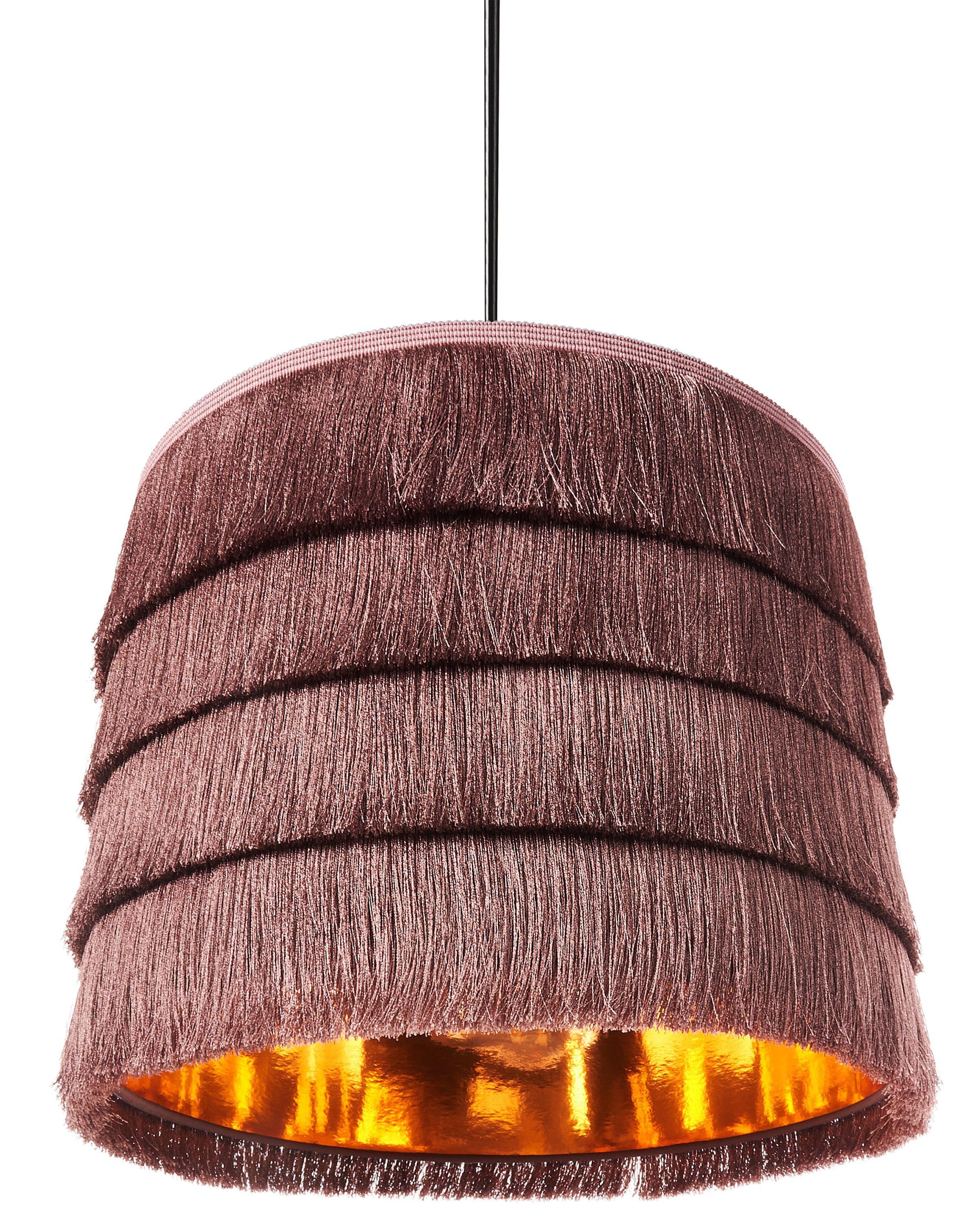 Beliani Lampe suspension en Polyester Rétro SUAPURE  