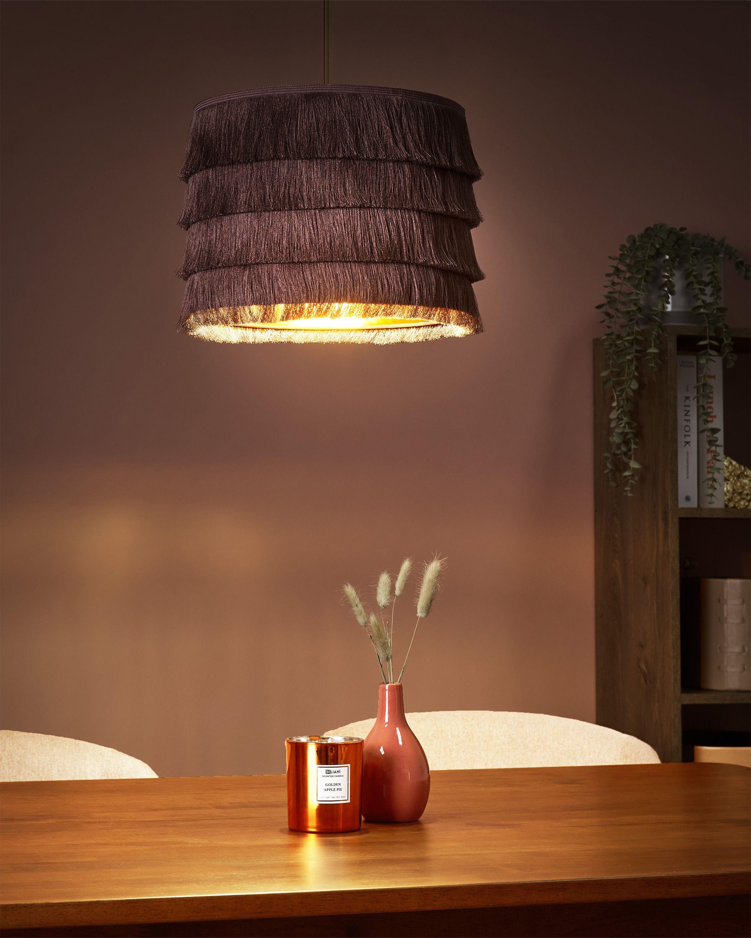 Beliani Lampe suspension en Polyester Rétro SUAPURE  