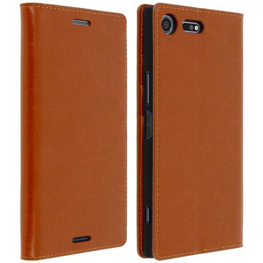 Avizar  Xperia XZ Premium Flip-Case Echtleder 