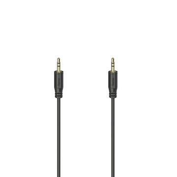 HAMA Audiokabel Flexi-Slim 3,5 mm-3,5 mm Gold Schwarz 0,75 m
