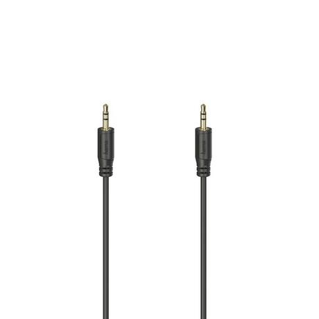 hama  HAMA Cavo Audio Flexi-Slim 3.5mm-3.5mm Oro Nero 0.75m 