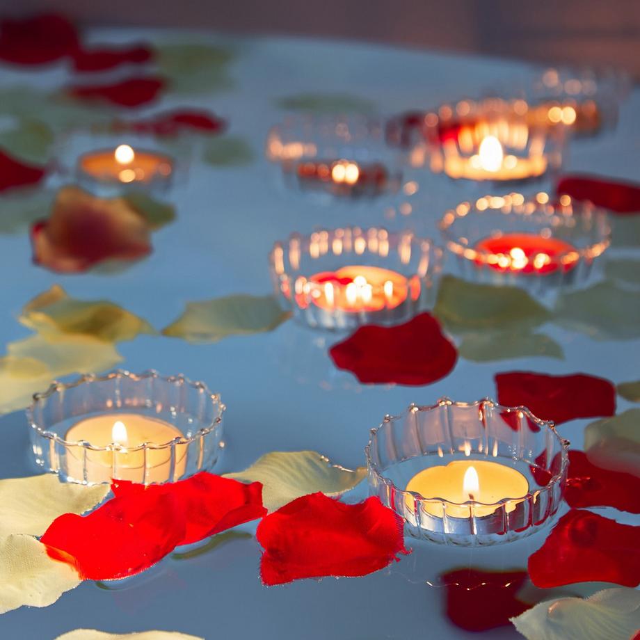 Northix  Schwimmende Teelichthalter 12er Set 