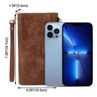 Only-bags.store Portafoglio Clutch RFID Blocco Grande Capacità Pelle Vegana  