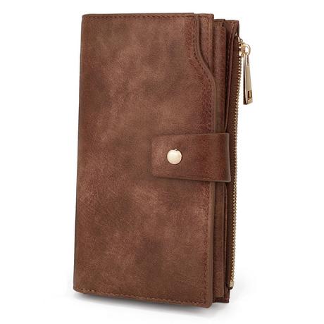 Only-bags.store Portafoglio Clutch RFID Blocco Grande Capacità Pelle Vegana  