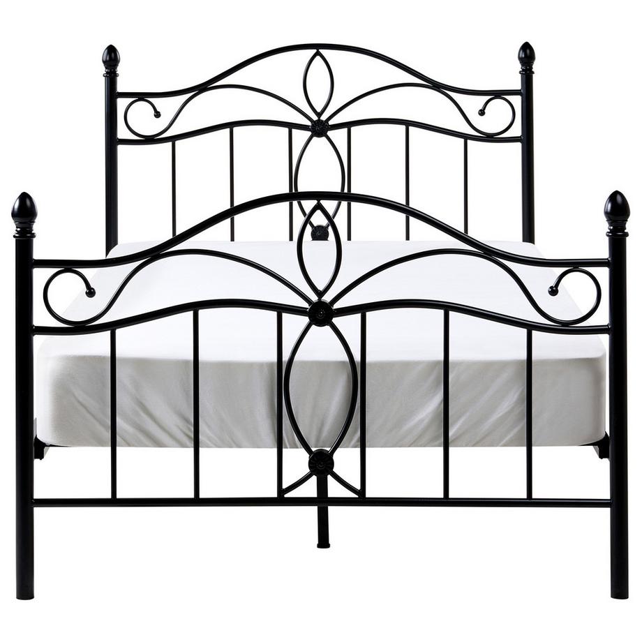 Beliani Bett mit Lattenrost aus Stahl  ANTLIA  