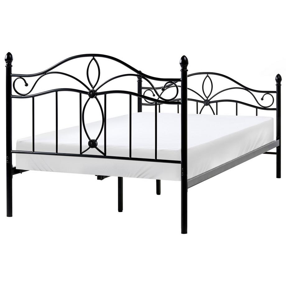 Beliani Bett mit Lattenrost aus Stahl  ANTLIA  