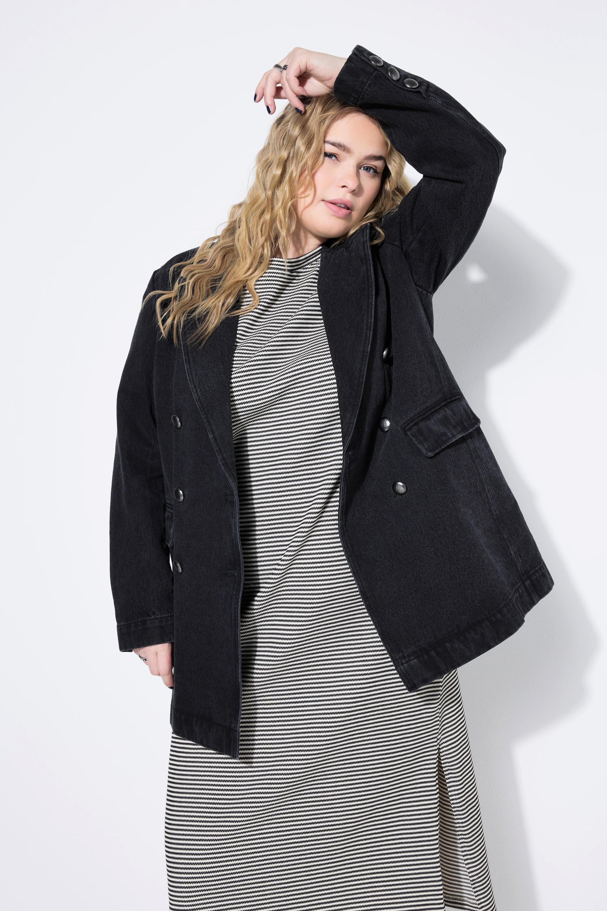 Studio Untold Jeans Loose Shape Blazer Doppiopetto  