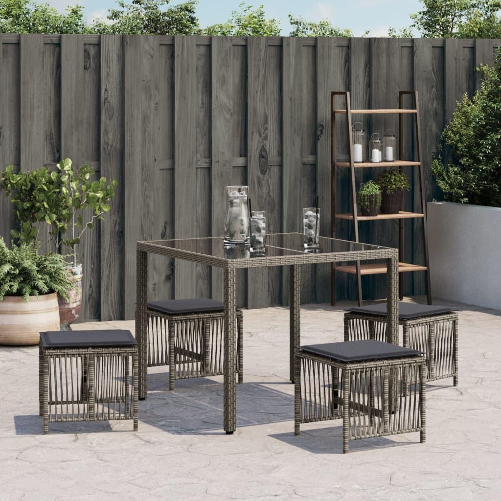 VidaXL  Tabouret de jardin rotin synthétique 